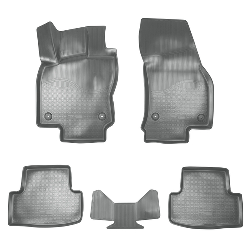 Ковры в салон Norplast/Unidec для Volkswagen Taos (2020-), Серый, арт.NPA11-C81-220-2-G