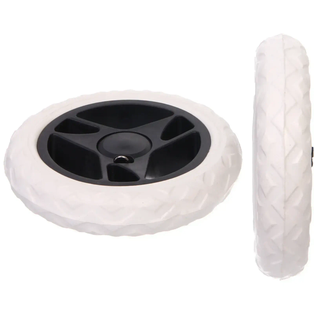 Колесо для тележки 2 шт. 17х3,3см. черно-белое