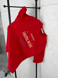 Футболка женская артикул 703 цвет "красный"