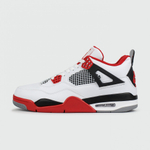 кроссовки Air Jordan 4 Retro White / Red Wmns