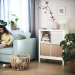 Стеллаж 4 ячейки - IKEA KALLAX, 77х94 см, белый, КАЛЛАКС ИКЕА