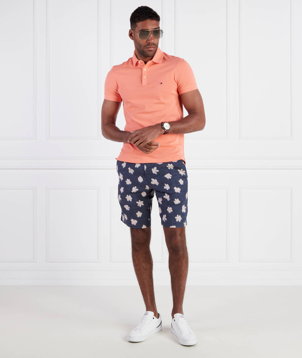 Льняное шорты HARLEM PO TECH LINEN PRINTED Tommy Hilfiger - темно-синий(MW0MW31241)