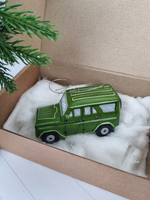 Фарфоровая игрушка "Машина УАЗ"