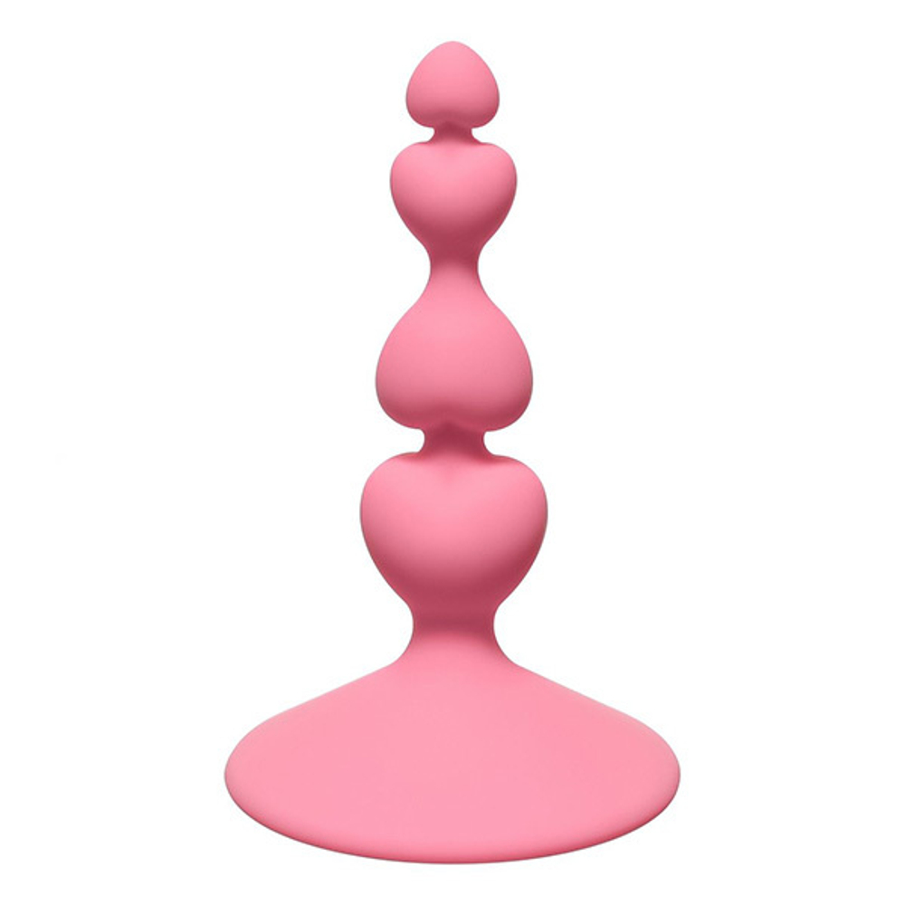 Розовая анальная пробка 10см Lola Games First Time Sweetheart Plug Pink 4106-01Lola
