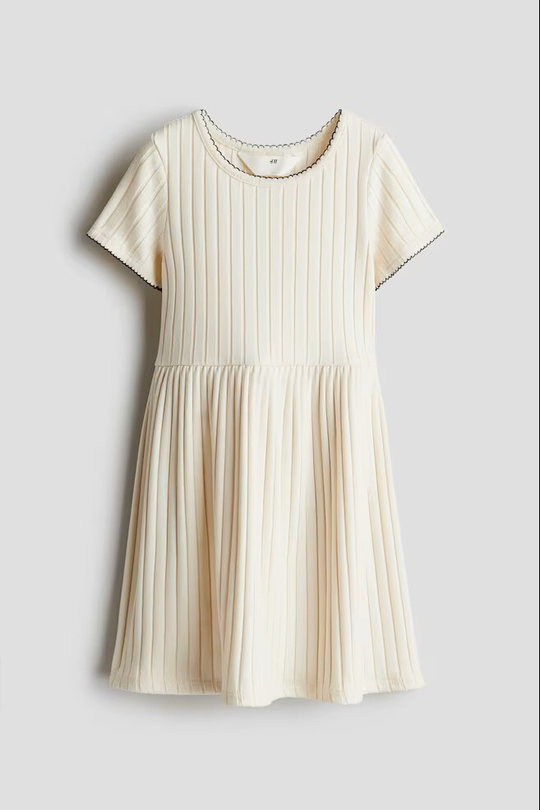 H&M Трикотажное платье, светло-бежевый