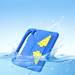 Детский чехол синего цвета на планшет iPad 10 (2022-) и iPad 11 (2025-) от Dux Ducis, серия Puff Series Case