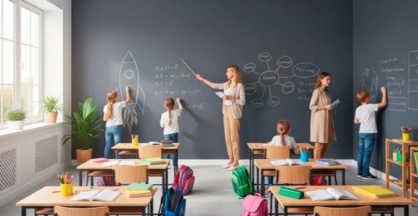 Грифельная краска Siberia: современная альтернатива классной доске для школ Грифельная краска Siberia: современная альтернатива классной доске для школ