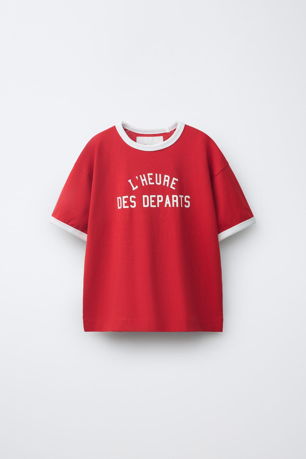 ZAR ФУТБОЛКА ДЛЯ БЕГА С НАДПИСЬЮ, КРАСНЫЙ