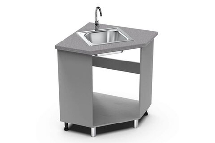 Крафт (Domani) ШНУМ 850 Тумба под мойку угловая 850мм