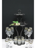 Барный набор 18 предметный с Бокалом