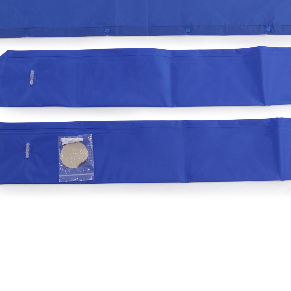 Противопролежневый матрас Med-Mos DL02-I (синий) с чехлом наматрасником (высота 11 см)