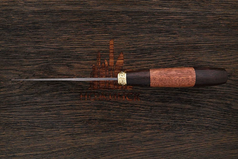 Нож туристический Эльбрус Чинар, клинок 130мм, дамаск