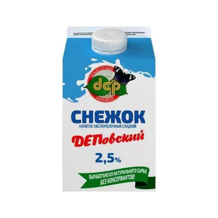 Снежок  ДЕПовский 2,5% 500 гр