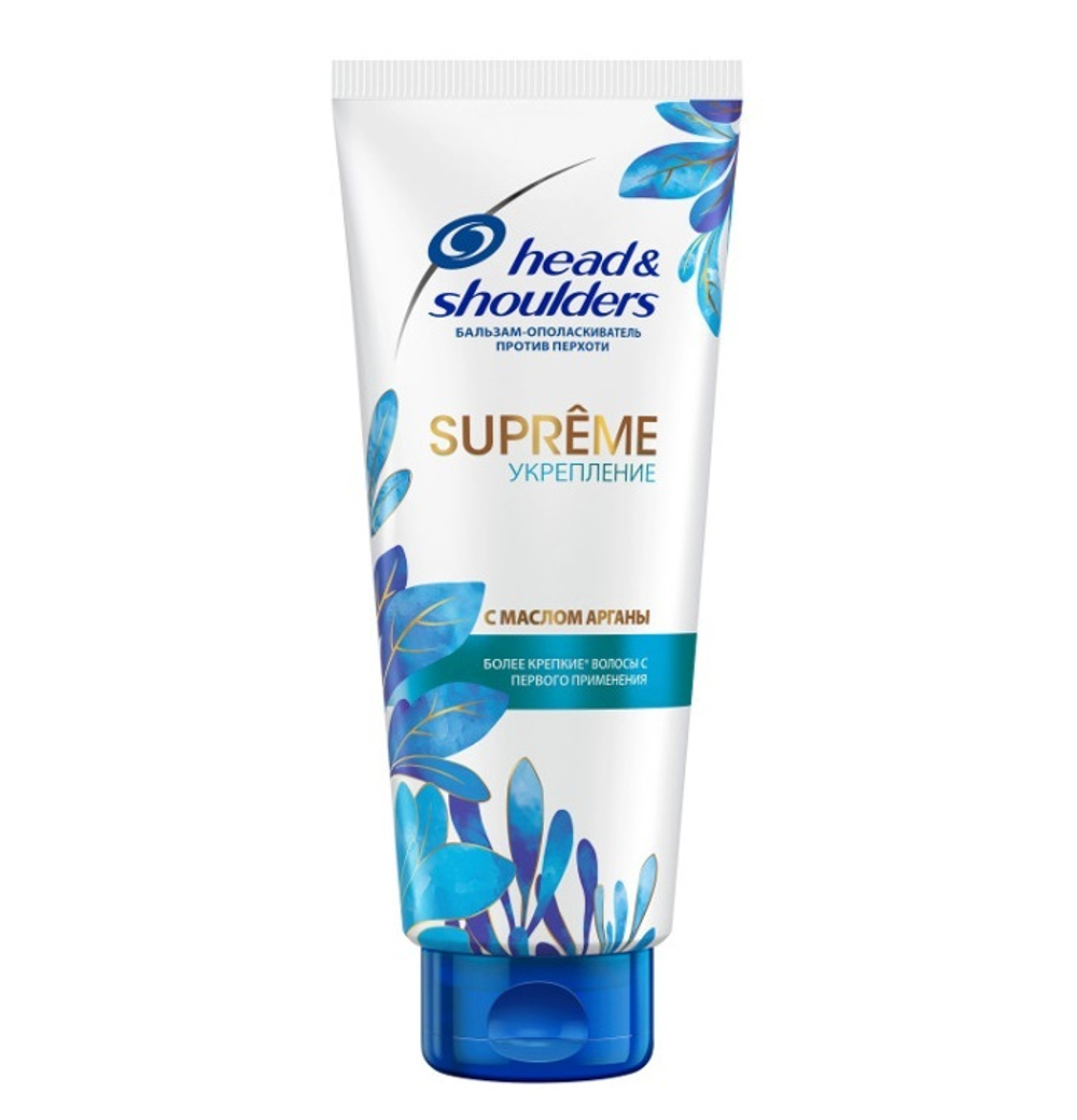 Head&Shoulders Бальзам для волос Supreme Укрепление, с маслом арганы, для сухих волос, 300 мл
