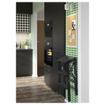 Стремянка IKEA BEKVAM (БЕКВЭМ), 3 ступени, Черный, 63 см