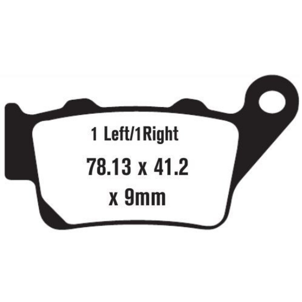 Тормозные колодки EBC FA208R задние Tenere 700/700ABS и др