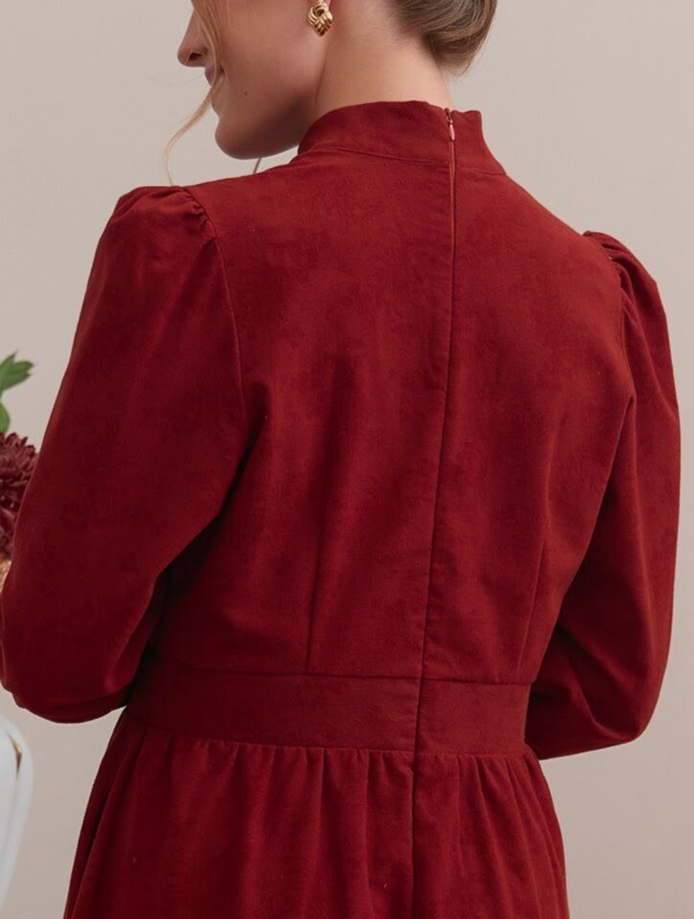 Платье с оборками