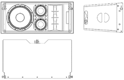 LOUDLABS LA 1.12-2.6-1.3 Трёхполосный пассивный элемент линейного массива