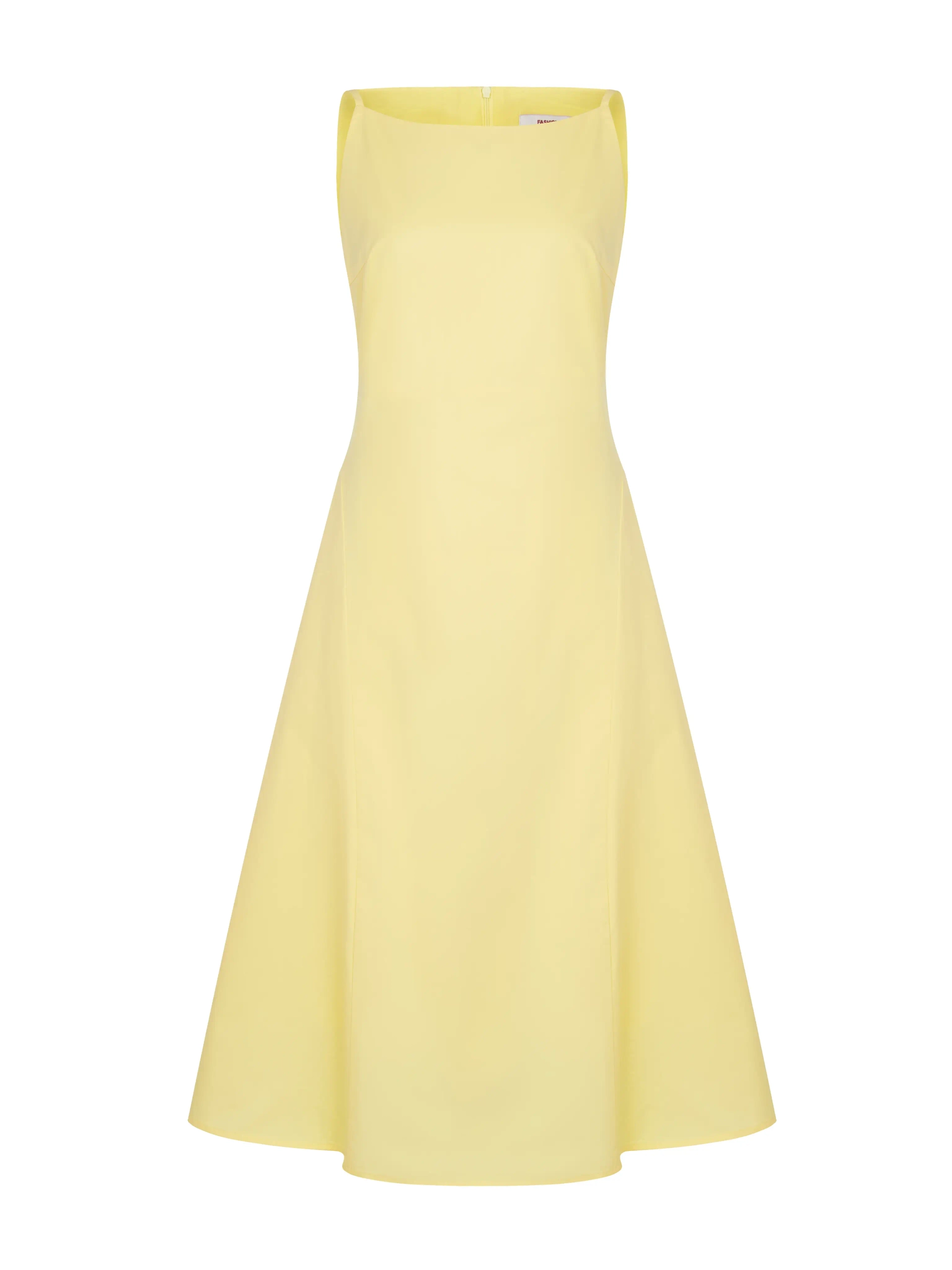 Платье миди из хлопка