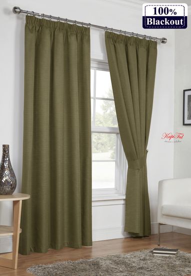 Nemon Blackout (тёмно-бежевый) Шторы полный блэкаут 100% под лён