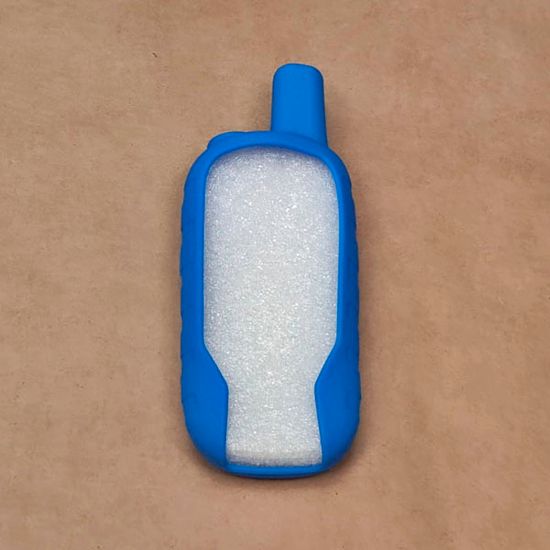 Чехол силиконовый для Garmin Alpha 100 защитный противоскользящий бампер (Голубой)