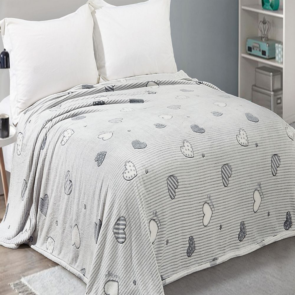 Плед "АВТ. БАМБУК-237", микрофибра, Россия.