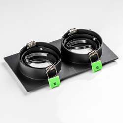 011626 Светильник SINGO BASE Quad X2 MR16 ЧЕРНЫЙ