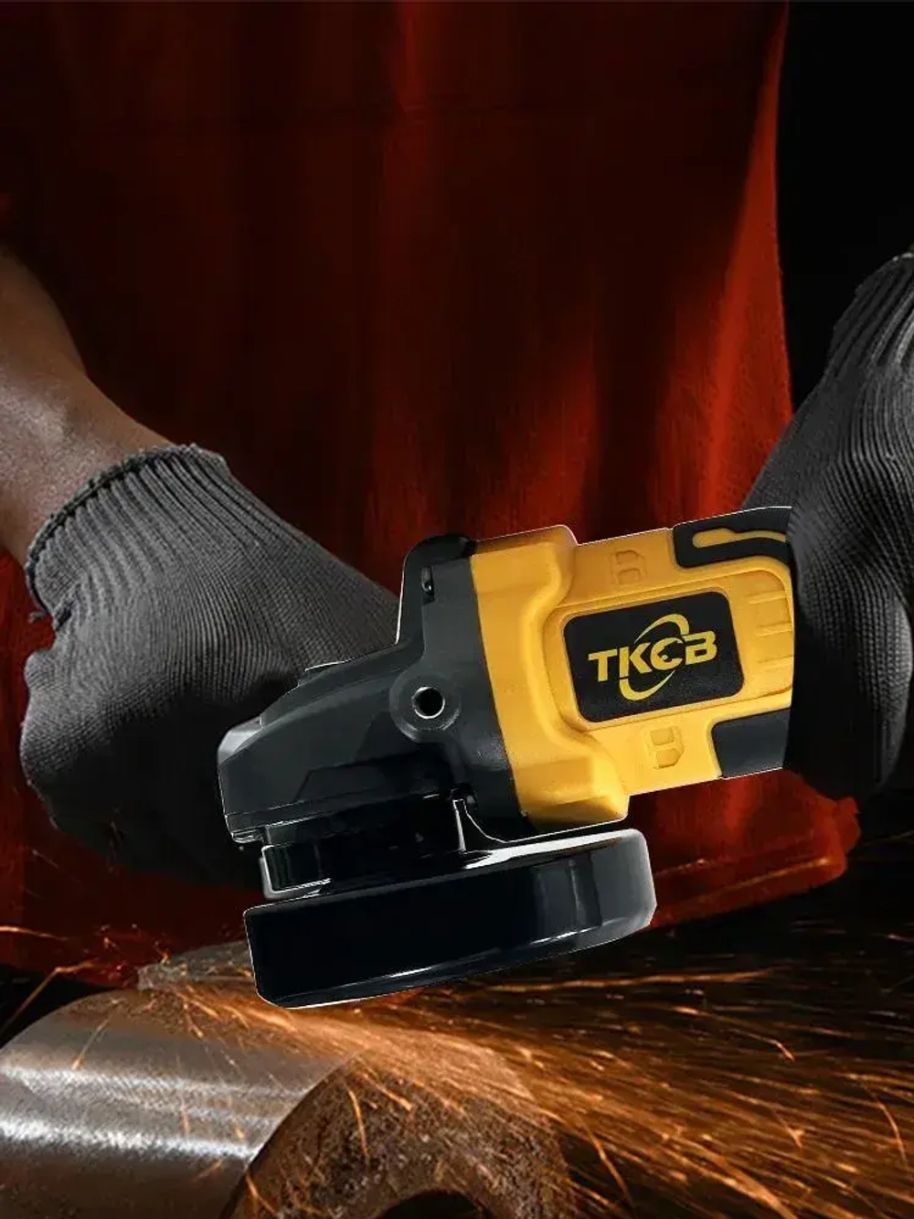 бесщеточная УШМ аккумуляторная 125 TKCB,21 В,4 Ач,2 АКБ