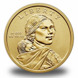 1 доллар Сакагавея (Индианка)