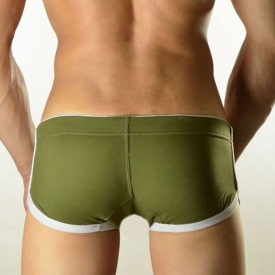 Мужские трусы хипсы зеленые DOOP Relax Green Hip Boxer