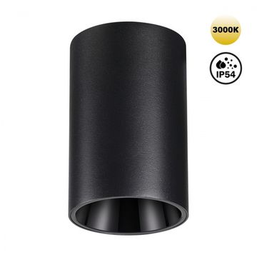 Светильник накладной влагозащищённый LED 10W 3000К 359418 чёрный Recte Novotech