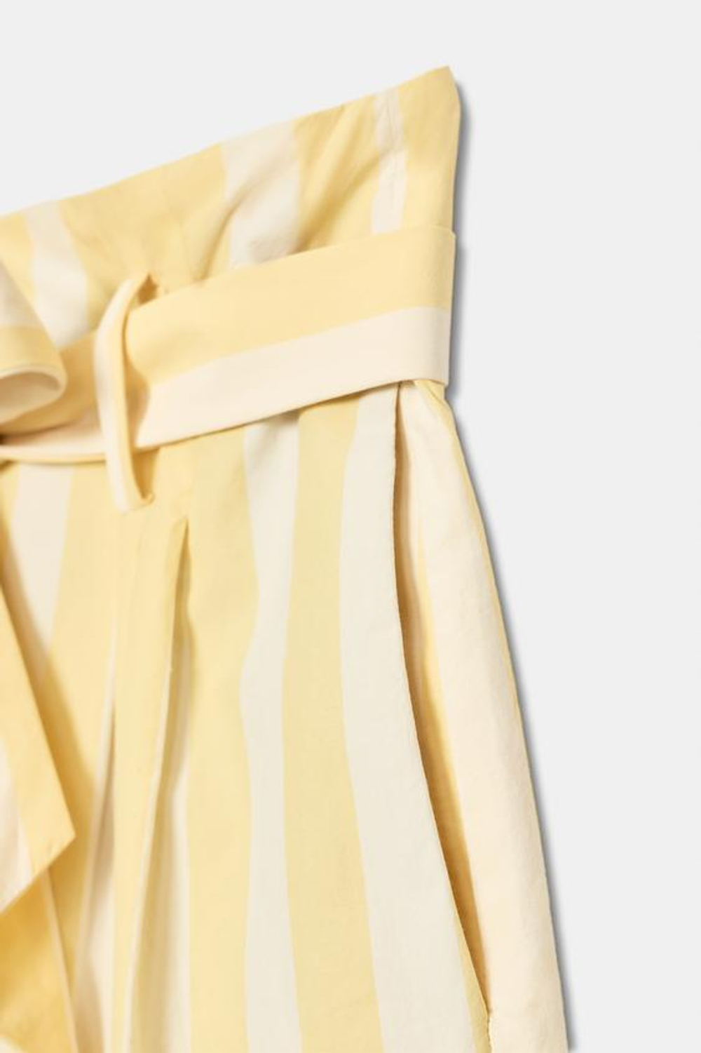 ZARA БРЮКИ В ПИЖАМНОМ СТИЛЕ В ПОЛОСКУ — ZW COLLECTION, ЖЕЛТЫЙ