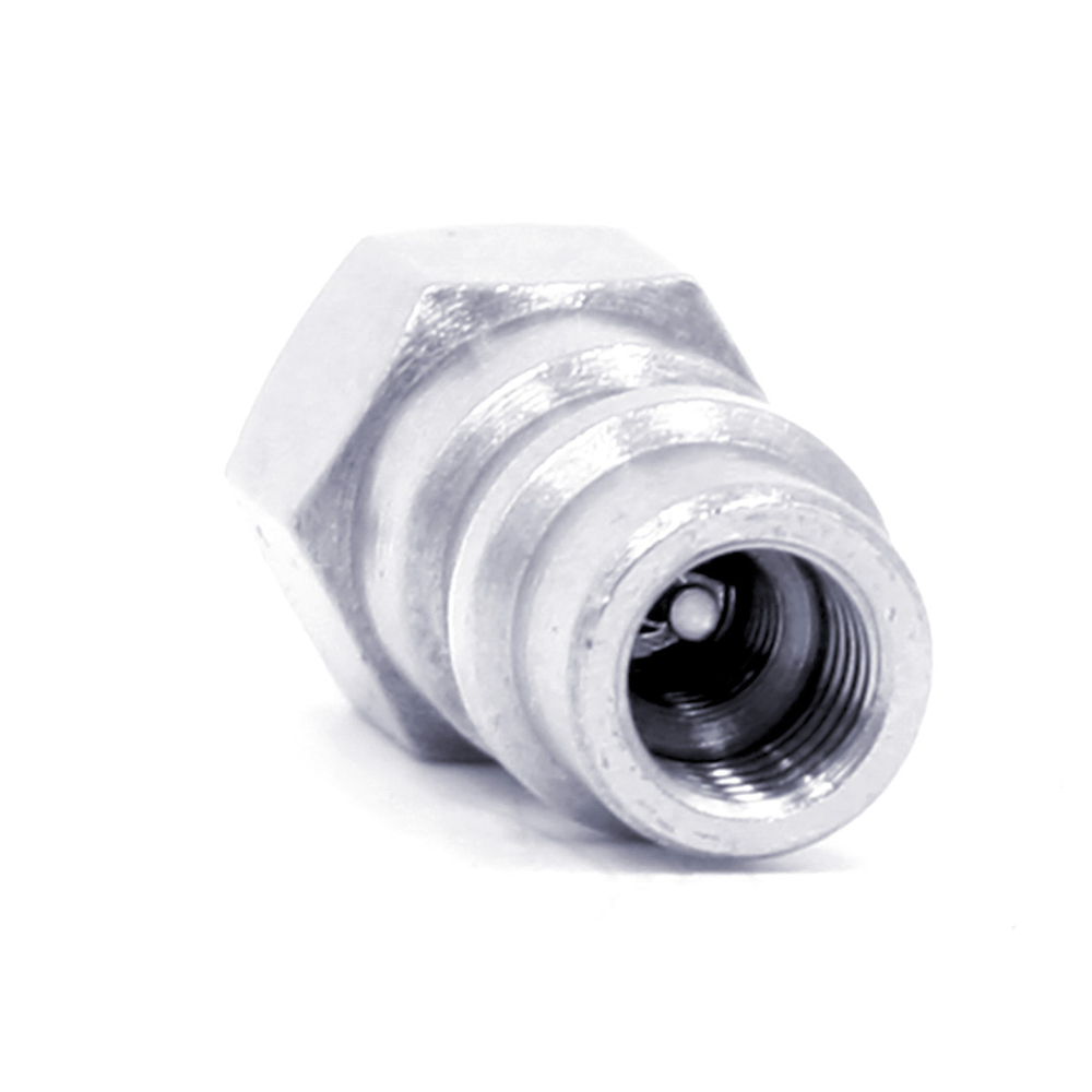 Переходник для подключения баллона с фреоном R134A к станции через LP, с ниппелем Car-Tool CT-M1024