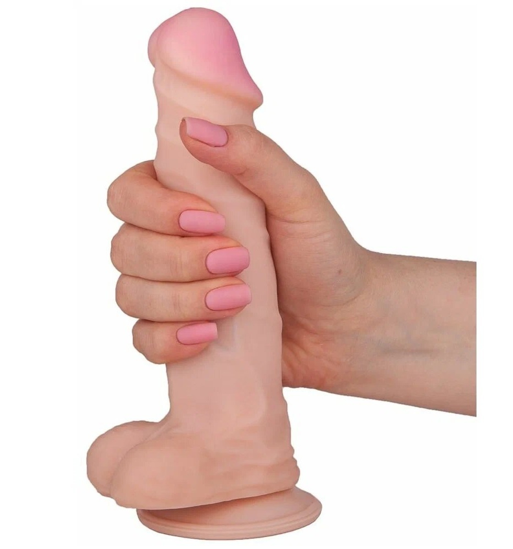 Фаллоимитатор на присоске Human Style киберкожа 19 см