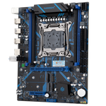 Материнская плата с процессором HUANANZHI X99-QD4 3.0, Socket2011-3, Xeon E5-2680v3, mATX, Retail, Socket2011-3, 4xDDR4, PCIe3.0, 3xM.2, GLAN, M.2 WiFi, 2xPS/2, 8xUSB2, 4xUSB3, CPU TDP 120Вт (HNZ-X99QD4-3.0-2680V3)
