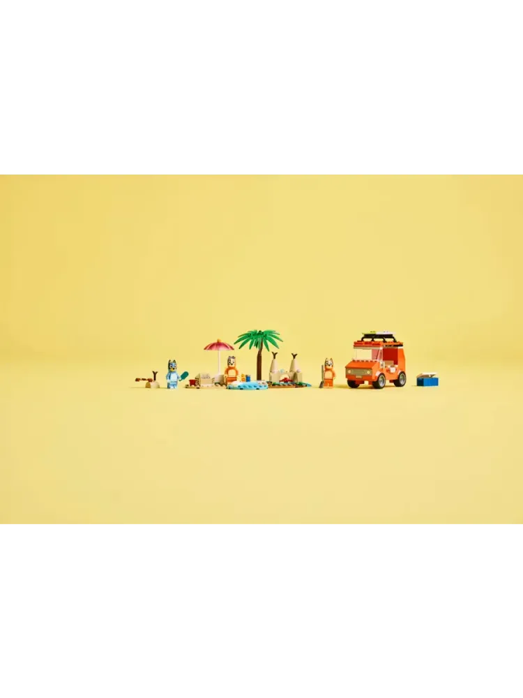 Конструктор Bluey 11202 Пляж Блуи и поездка на машине