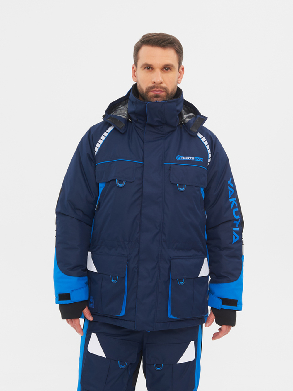 Костюм зимний Yakutia ткань Galaxy Breathable цвет Тёмно-синий (Размер: 44-46, Рост: 170-176)