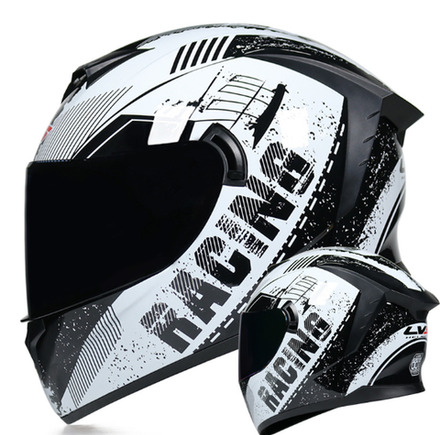 шлем интеграл LVS702-4 белый XL