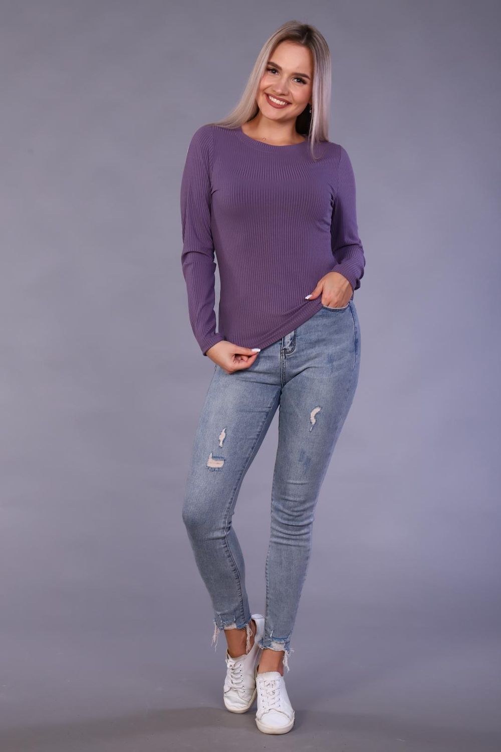 Сэнди - лонгслив сиреневый Iv-capriz