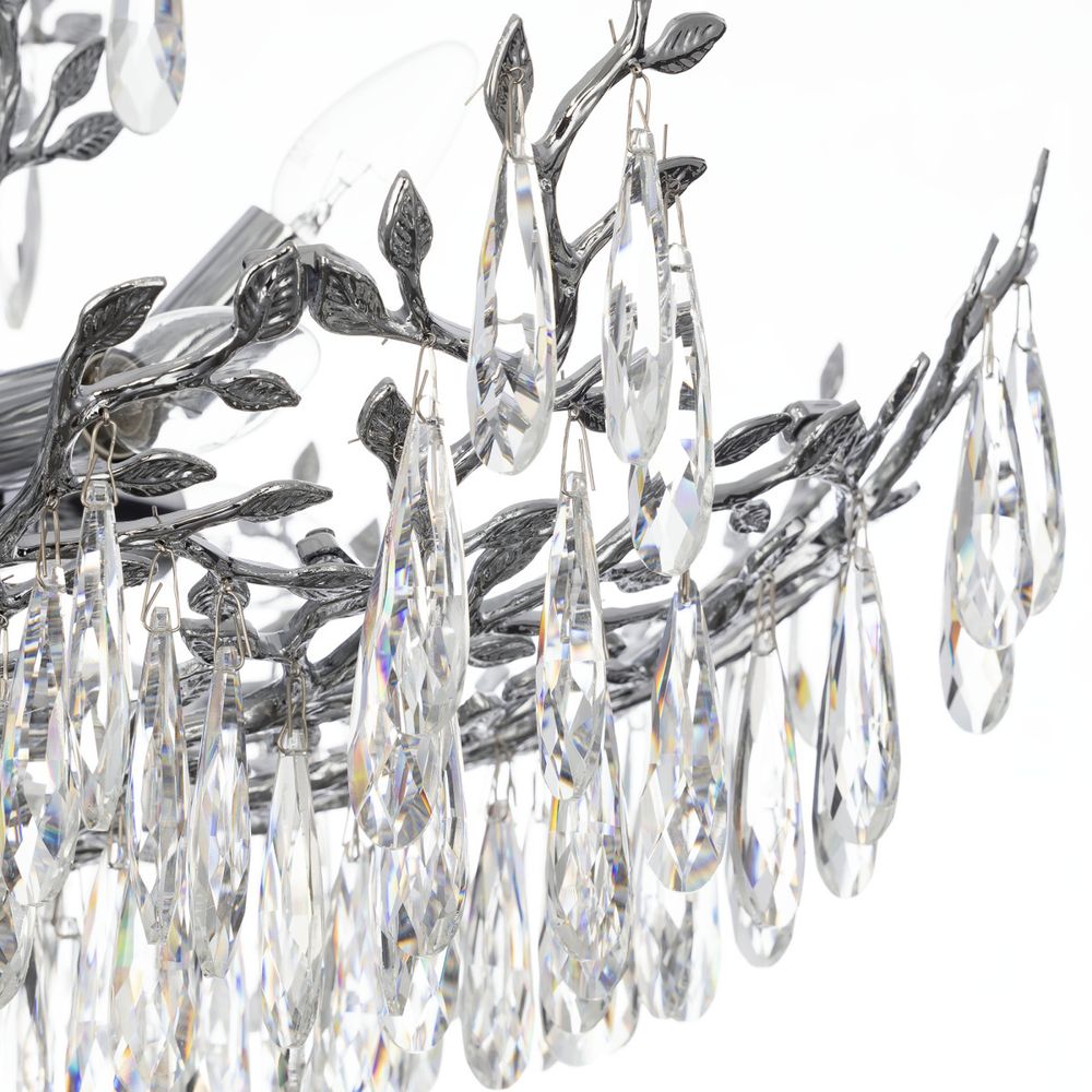 Citilux RITZ CL310081 Люстра хрустальная подвесная Хром