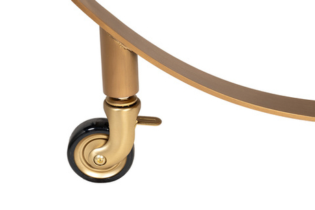 Стол-тележка сервировочный 70х48х76 Garda Decor латунь