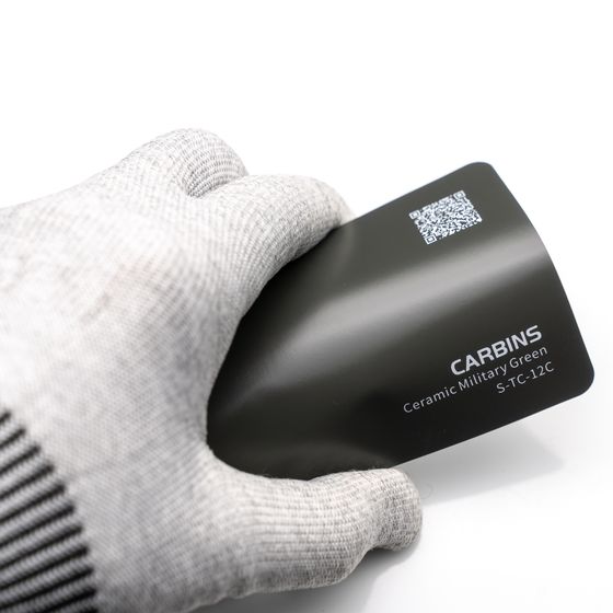 Веер образцов виниловой цветной пленки Carbins