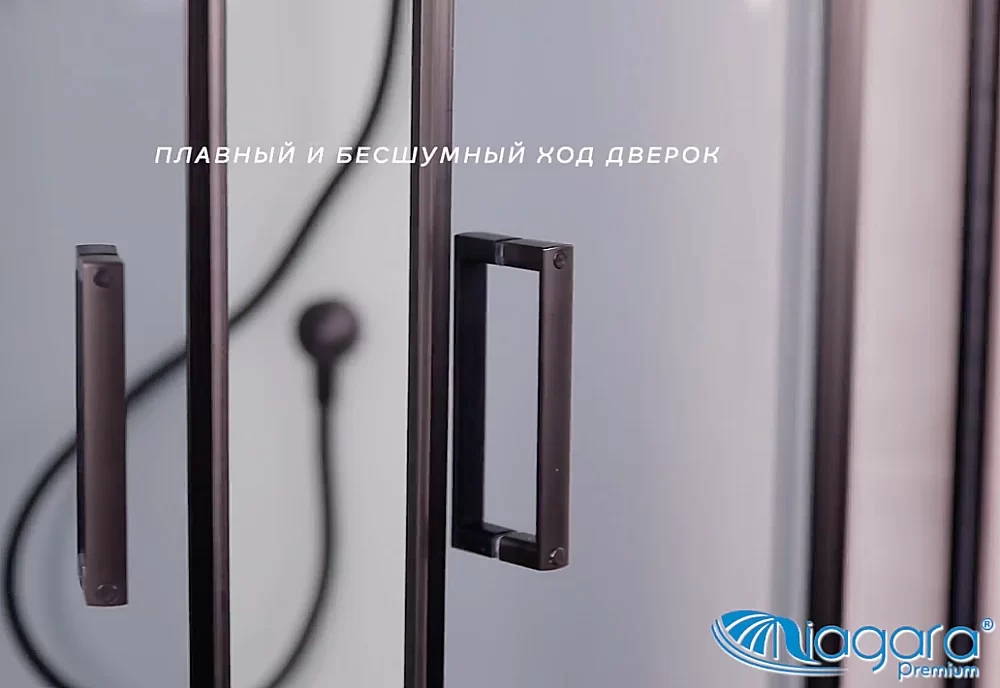 Душевая кабина Niagara Premium NG- 6902-01 BLACK 100x100