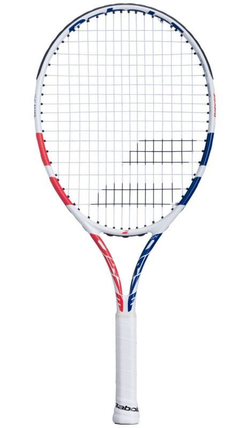 Детская теннисная ракетка Babolat Pure Drive Girl Jr (24") - white/pink/blue