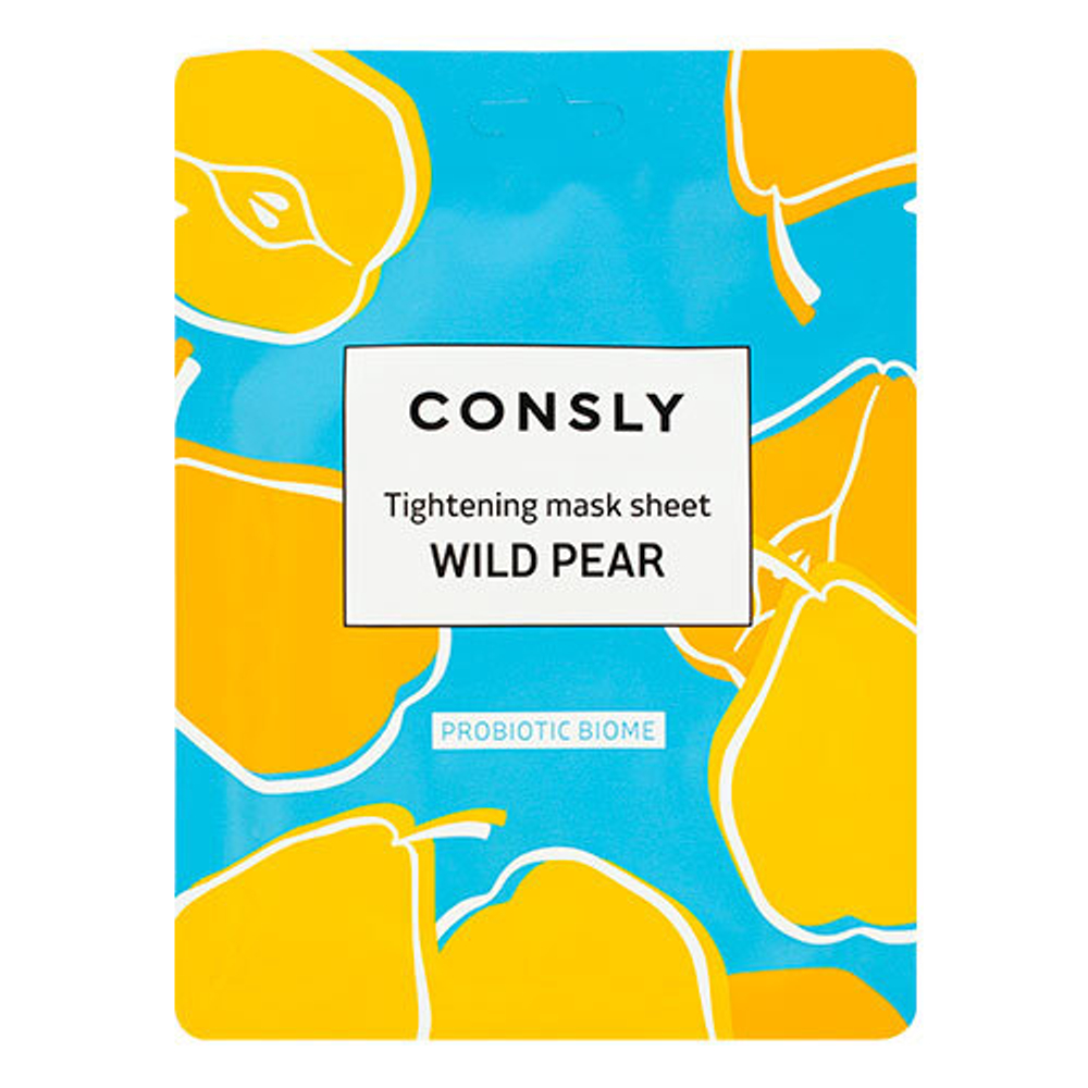 Consly Ткан.маска для кожи.экстр.дикой груши 25мл