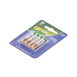 Батарейки алкалиновые ААА (LR03) GP Super Alkaline Gipfel 51154 4 штуки
