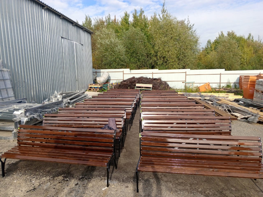 Скамейка "Классика без подлокотника" 2,0 м