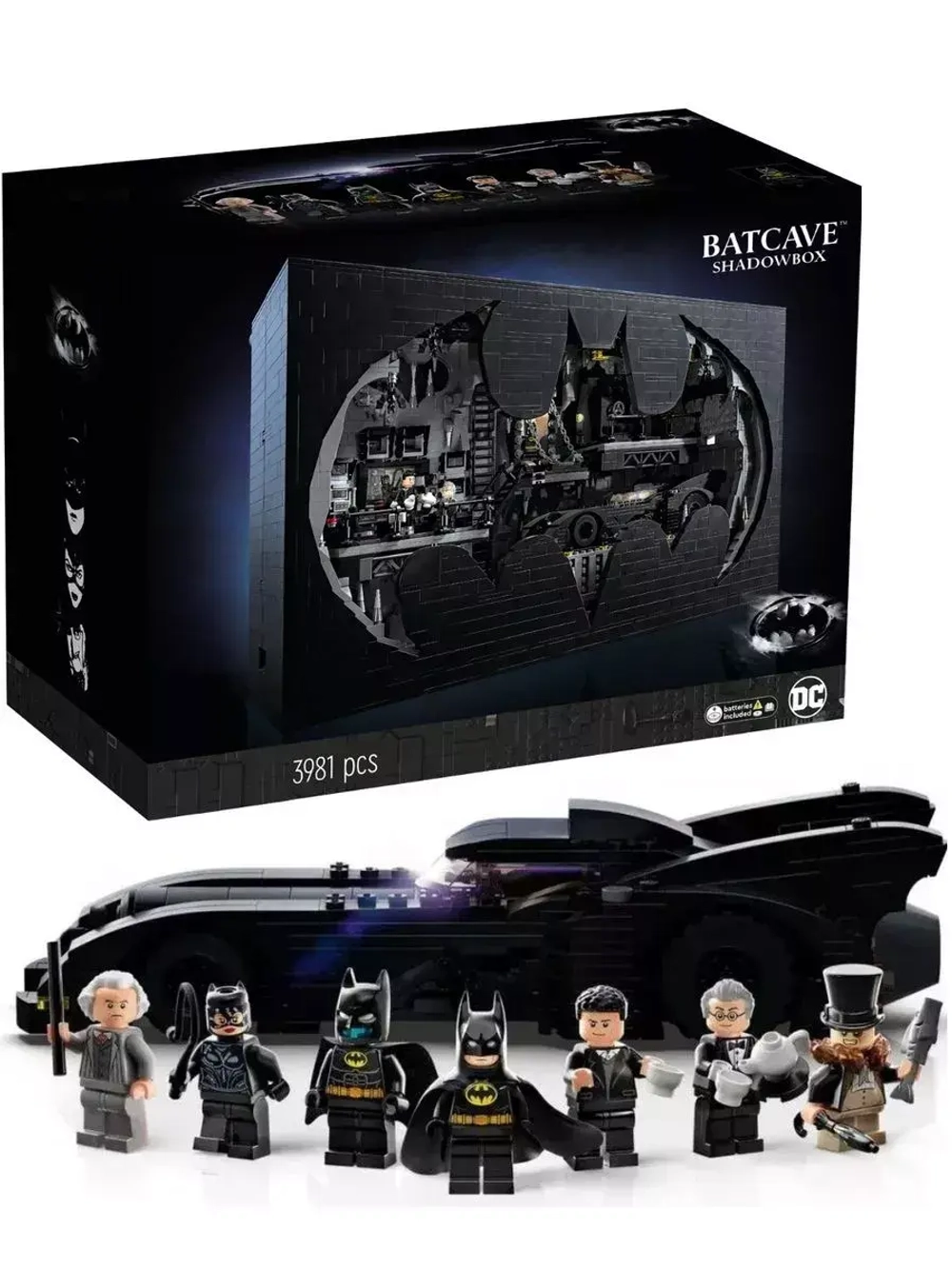 Конструктор Shadow Box Пещера Бэтмена 3981 деталь 87085
