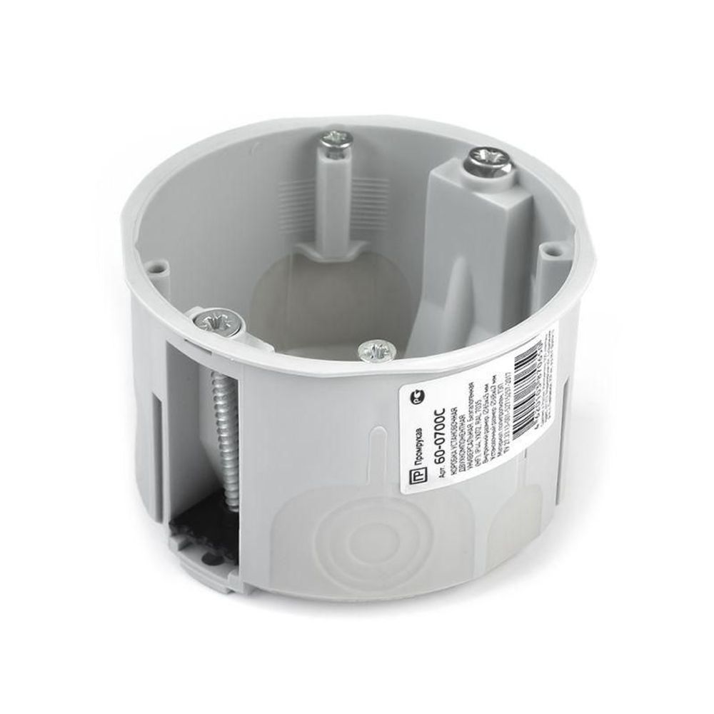 Коробка установочная универсальная Промрукав 68х47 мм Коробка установочная универсальная Промрукав 68х47 мм