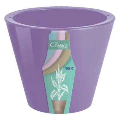 Кашпо для цветов пластиковое 5л d-23 см «Классика» Лаванда